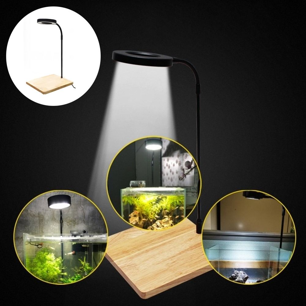 Aquarium Plant On Wood - Lampu LED Akuarium 10W dengan Papan