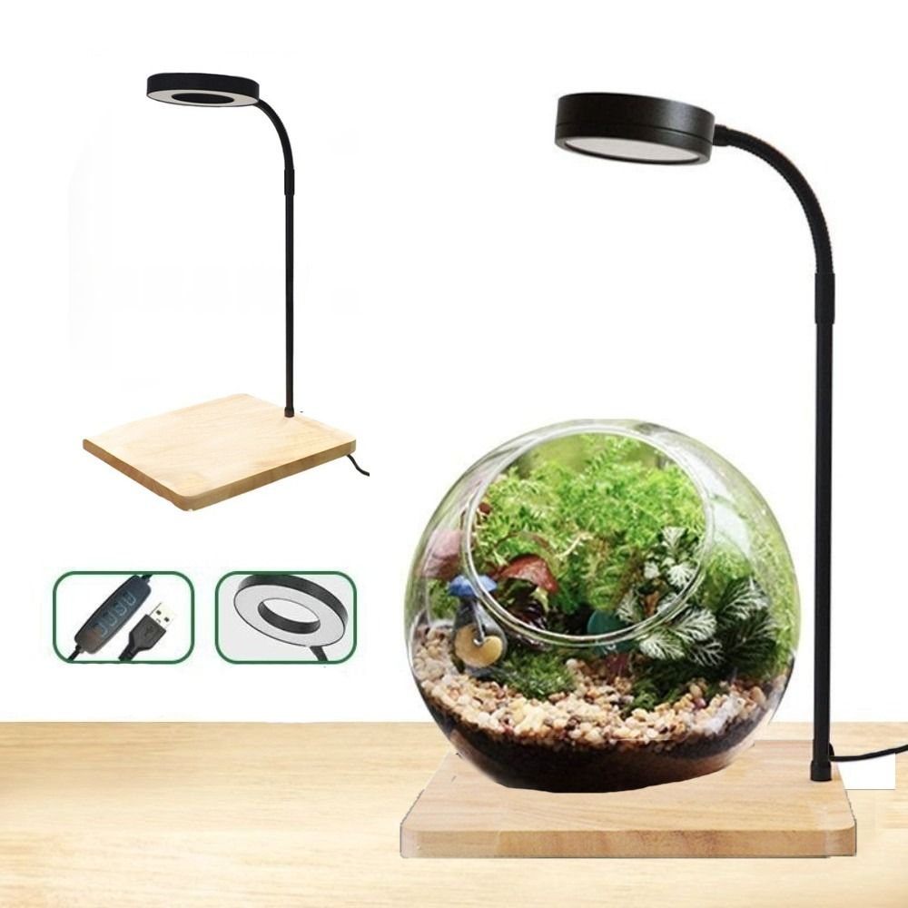 Aquarium Plant On Wood - Lampu LED Akuarium 10W dengan Papan