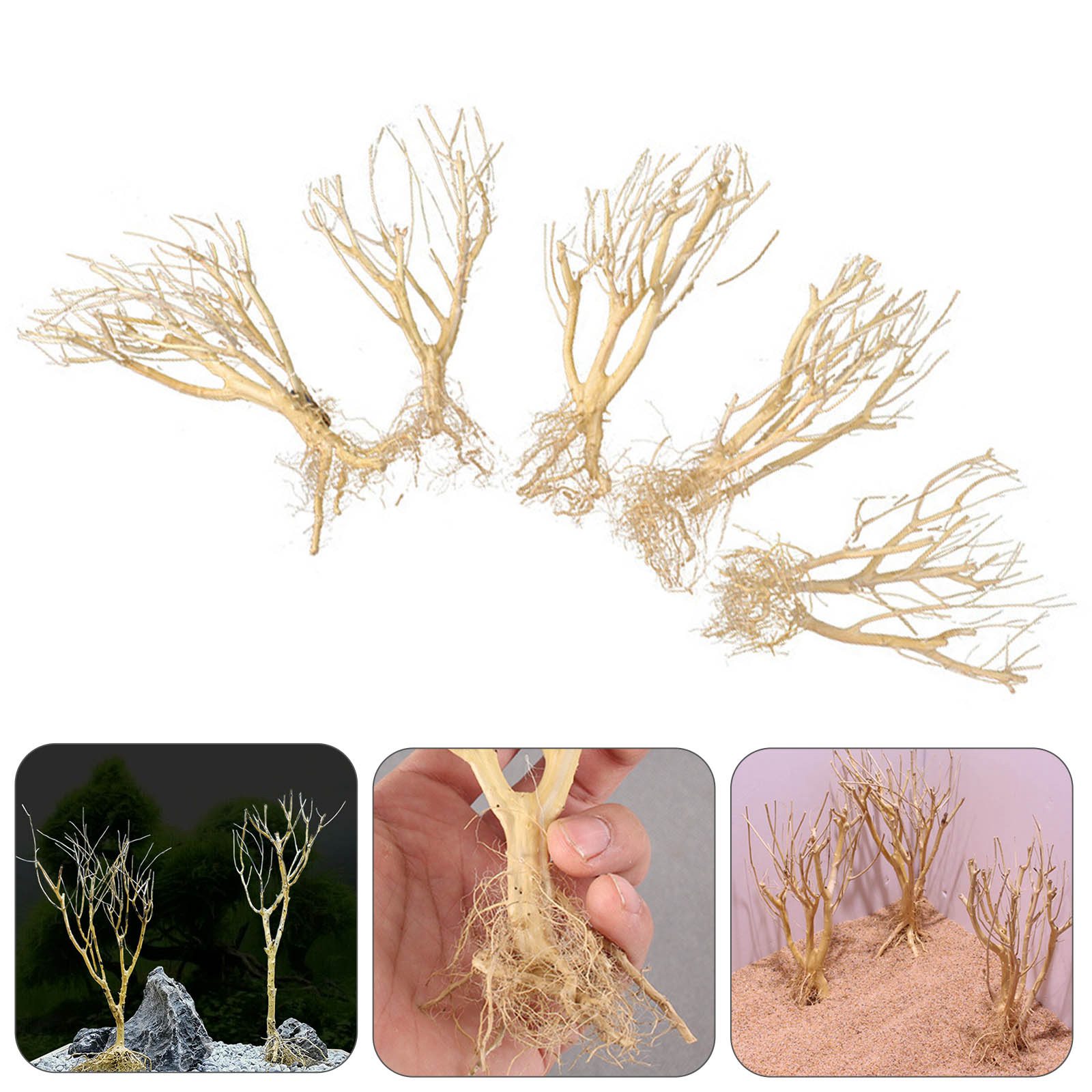 Aquarium Plant On Wood - Ornamen Akuarium Kayu Apung DIY Baru,