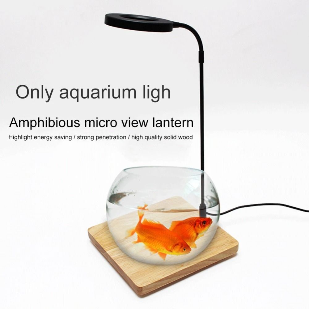 Lampu Tanaman Akuarium 10W den - Aquarium Plant On Wood ulasan dan harga