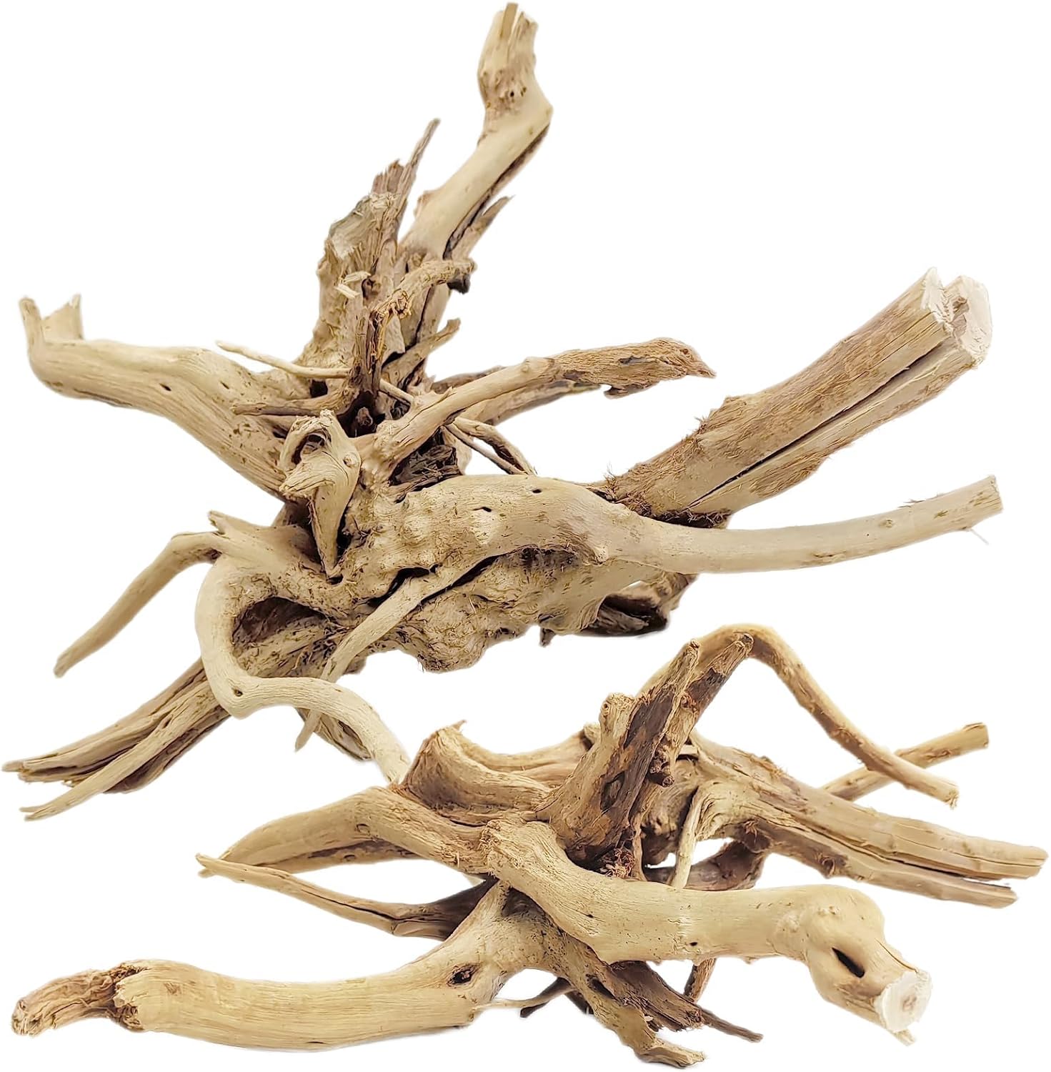 1 Buah Kayu Apung Alami 20-25C - Aquarium Planted Wood ulasan dan harga