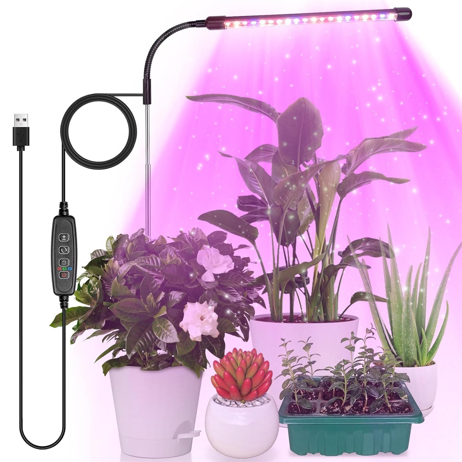 Lampu Tumbuh USB 3 Warna Lampu - Led Planted Tank Light ulasan dan harga