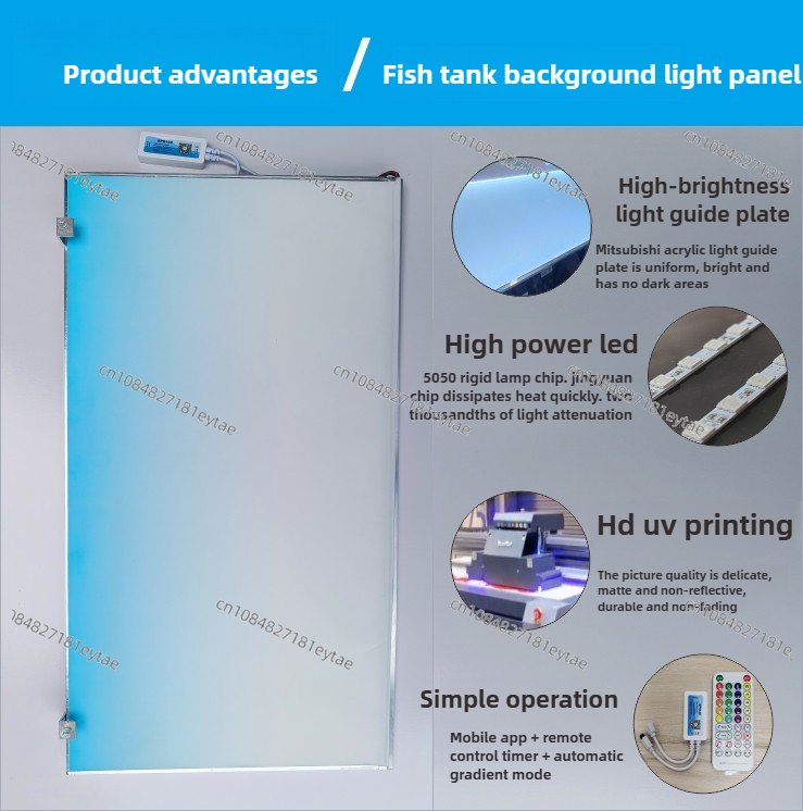 Papan Lampu Latar Akuarium RGB - Led Planted Tank Light ulasan dan harga