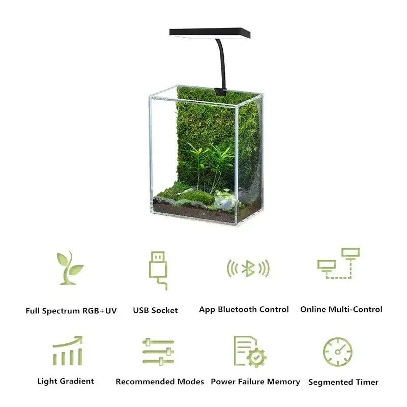WEEK AQUA Mag Pro USB Nano Lam - Led Planted Tank Light ulasan dan harga