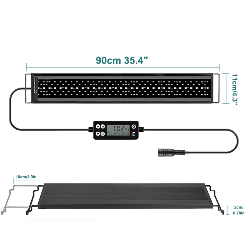 Lampu LED Akuarium Spektrum Pe - Led Planted Tank Light ulasan dan harga