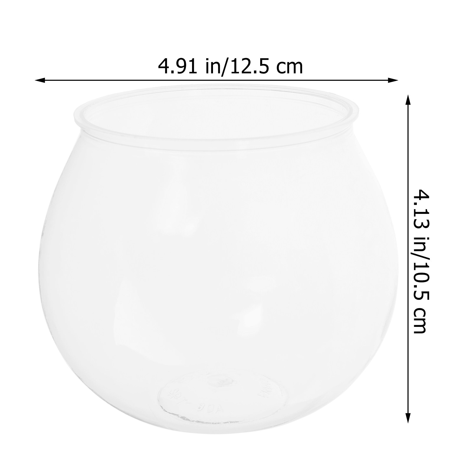 4Pcs Akuarium Mini Plastik Tra - Planted Aquarium Bowl ulasan dan harga