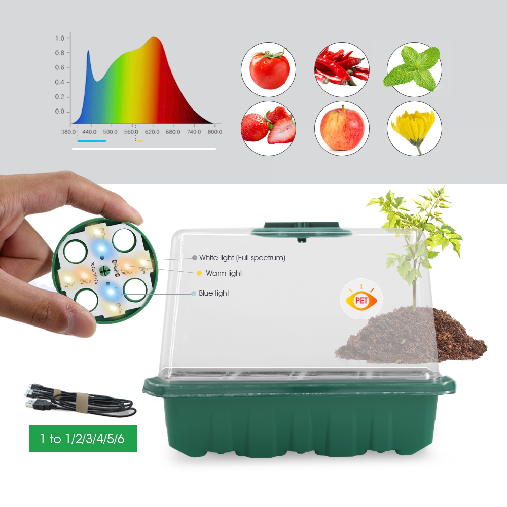 Pot Pembibitan LED dengan Lamp - Led Planted Tank Light ulasan dan harga