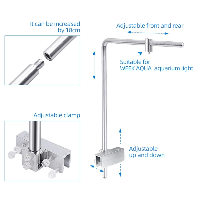 Minggu Aqua Light Stand Univer - Led Planted Tank Light ulasan dan harga