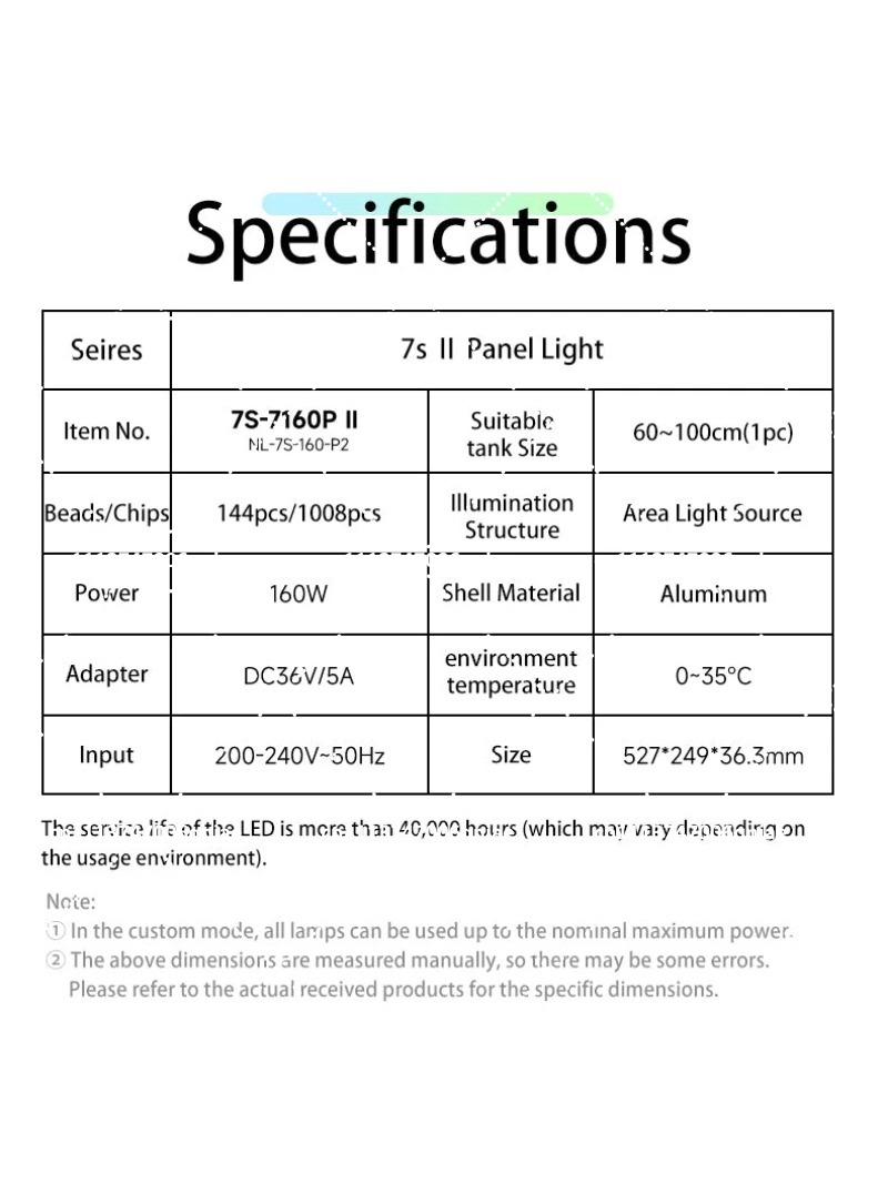 Lampu LED Akuarium 160W RGB Sp - Aquarium Planted ulasan dan harga