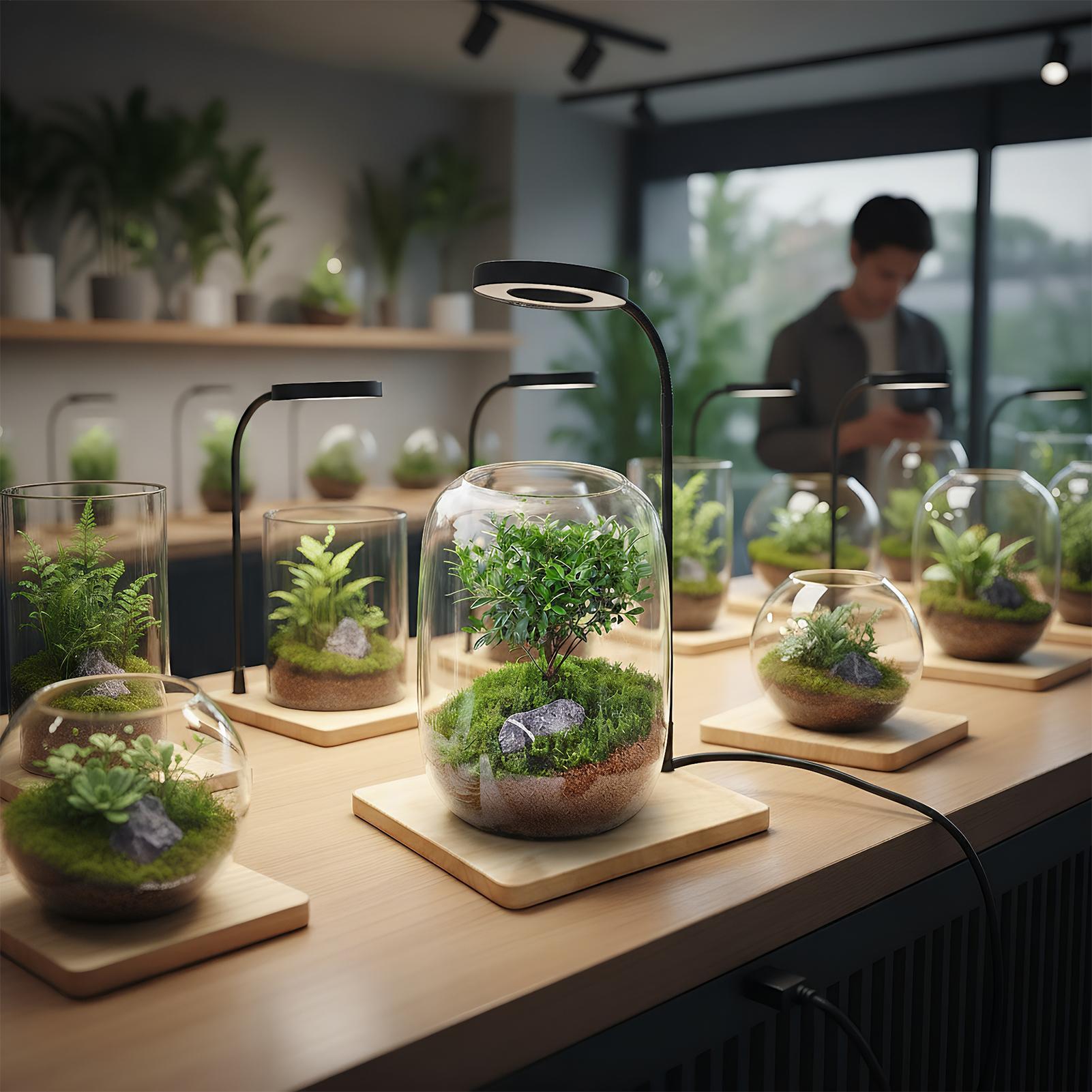 Lampu Tanaman Untuk Pertumbuha - Aquarium Plant On Wood ulasan dan harga